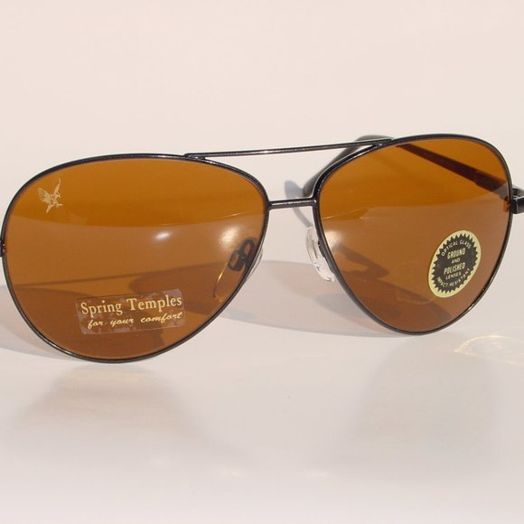 NWT Double Bridge Aviator w/Optical driving Glass optical lens RXable sunglasses - Picture 1 of 2